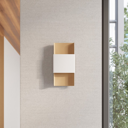 Sollux Lighting Kinkiet DURLIN złoty/biały SL.1353