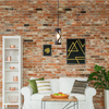 Lampa wisząca Rabalux Oberon 5338 Brązowy