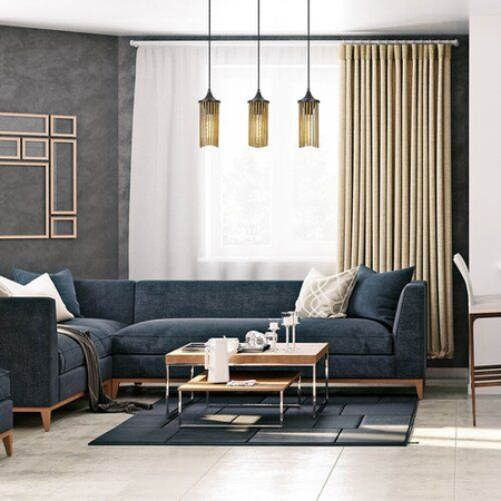 Lampa wisząca Rabalux Roxas 72153 czarny matowy