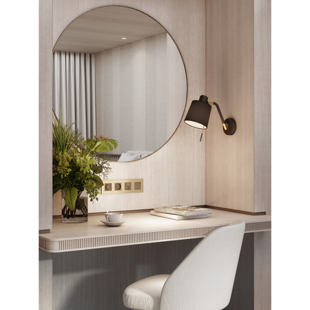 Klosz/Abażur Astro Tapered Drum 155 5013028 Czarny