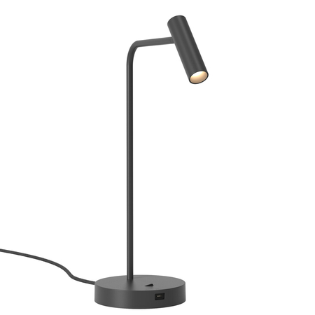 Lampa stołowa Astro Enna Desk USB C 1058210 Matowy Czarny
