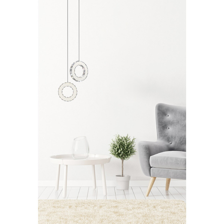 Lampa wisząca Zuma Line MD3713-1-3CT GIRONA LAMPA WISZĄCA CHROM/CHROME