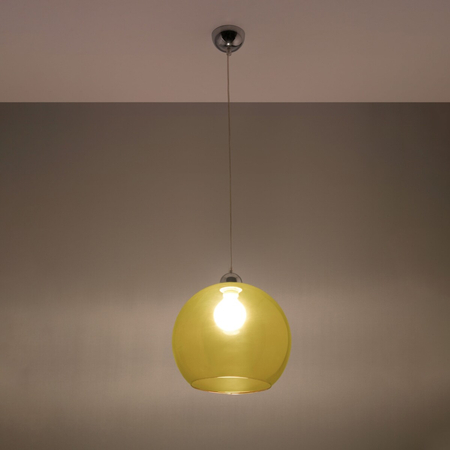 Sollux Lighting Lampa wisząca BALL żółta SL.0252
