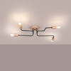 Sollux Lighting Żyrandol TIMBO 4 czarny SL.1669