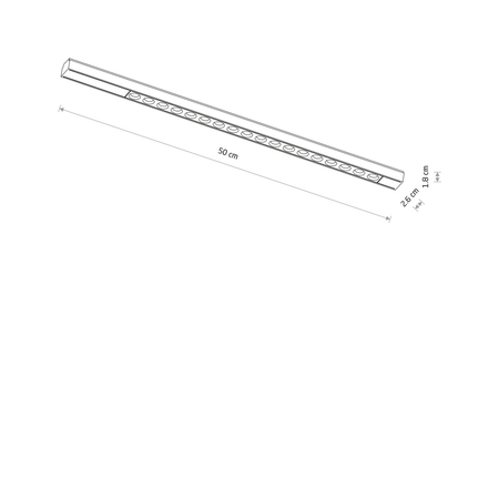 Lampa szynowa Nowodvorski UT-LVM FOCUS LED 11332 Czarny