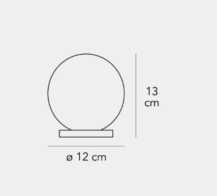 Lampa stołowa Fontana Arte F443000150ORNE Pallina