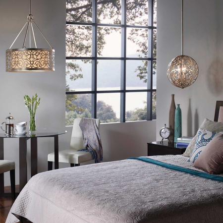 Lampa wisząca Elstead Lighting Arabesque patyna FE-ARABESQUE4