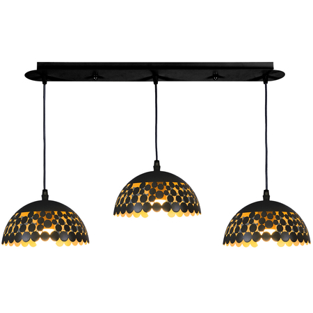 Milagro Lampa wisząca LISA BLACK 3xE27 ML6136 CZARNY