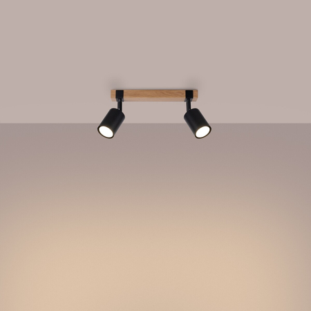 Sollux Lighting Plafon FAGER 2 czarny SL.1344