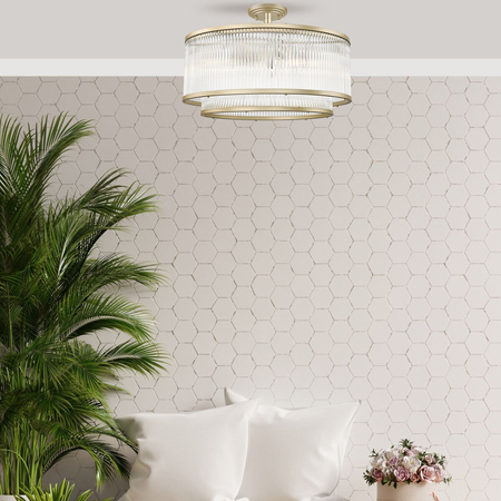 Lampa sufitowa SERGIO Zuma Line C0528-06H-V6AC złoty