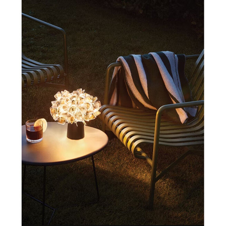 Lampa stołowa Slamp CLIZIA - MAMA NON MAMA GOLD - DARK BASE CLIT000GNM000BDBLBEU złoty