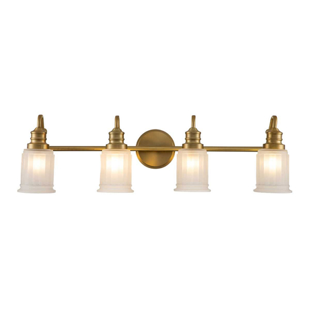 Kinkiet Elstead Lighting Swell mosiądz QZ-SWELL4-BB-BATH