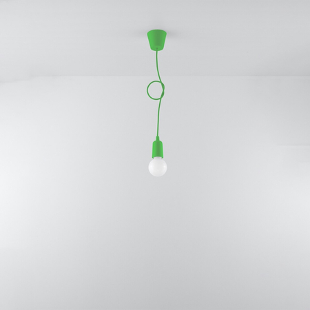Sollux Lighting Lampa wisząca DIEGO 1 zielony SL.0581
