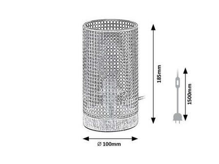 Lampa wewnętrzna Rabalux Boogie 3180 buk
