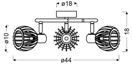 Lampa sufitowa Candellux 98-68125 Atarri