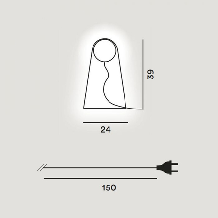Lampa stołowa Foscarini 285021D-15 Satellight
