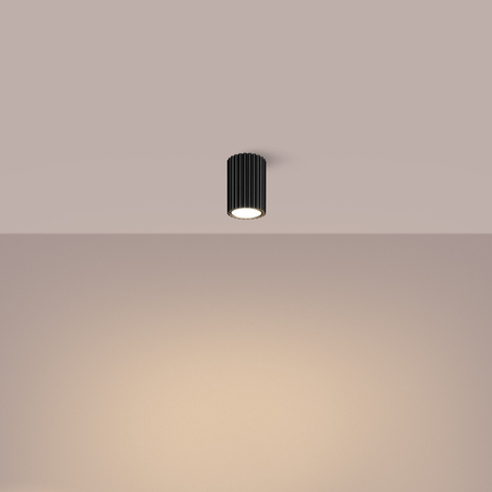 Sollux Lighting Plafon KARBON 10 czarny SL.1568