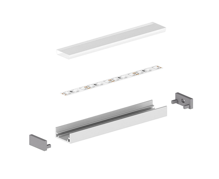 Profil LED Greenie P11-1 2000 mm anodowany srebrny