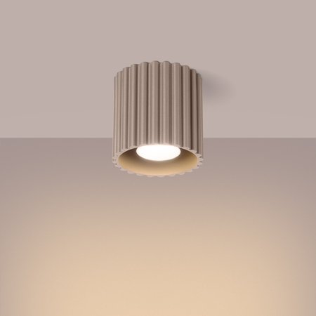 Sollux Lighting Plafon AURA 1 taupe GU10 SL.1814
