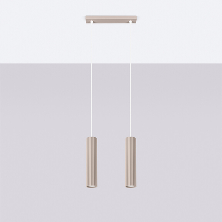 Sollux Lighting Lampa wisząca KARBON 2 taupe SL.1773
