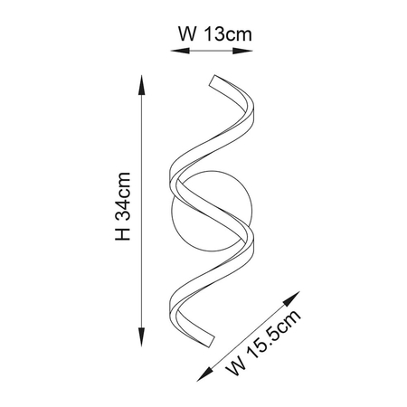 Kinkiet Endon Lighting Astral 96433 chrom