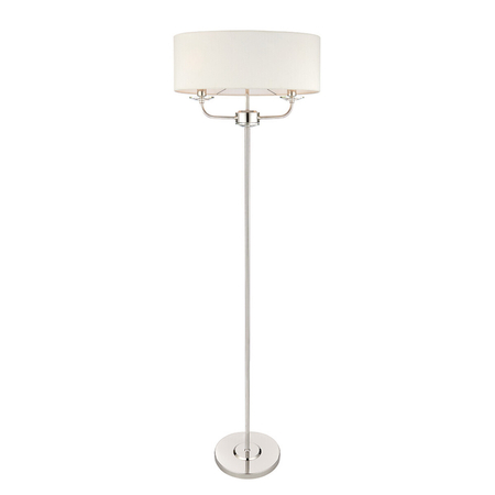 Endon Lighting Lampa podłogowa 60803 biały/chrom