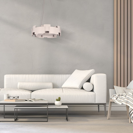 Milagro Lampa wisząca Torino Biały 24W LED ML6140 BIAŁY