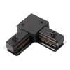 Milagro Łącznik L Track Czarny 1-Obwodowy v2.0 ML0710 CZARNY