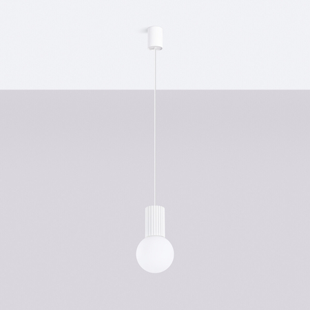 Sollux Lighting Lampa wisząca HALO 1 biała SL.1709