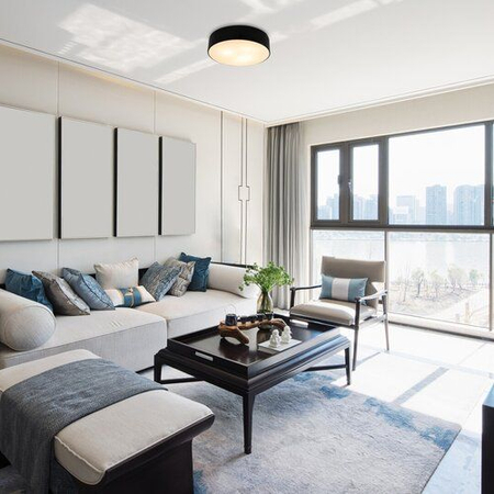 Lampa sufitowa Rabalux Renata 5081 czarny matowy