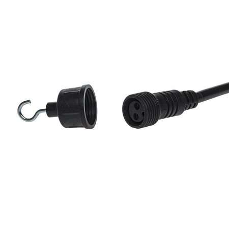 Eko-Light Metalowy Hak Do Girland - Czarny EKO0528