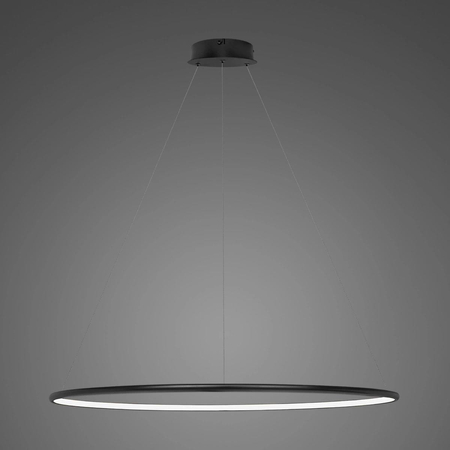 Lampa wisząca Ledowe Okręgi No.1 100cm 3k czarna Dali