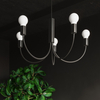 Sollux Lighting Żyrandol PICCOLO 5 czarny SL.0855