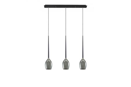 Lampa wisząca IZZA 3 SMOKY Azzardo AZ2937 przydymiony