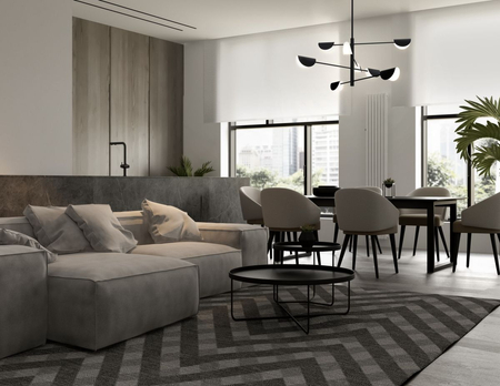 Żyrandol Maytoni Mollis MOD126PL-08B Black