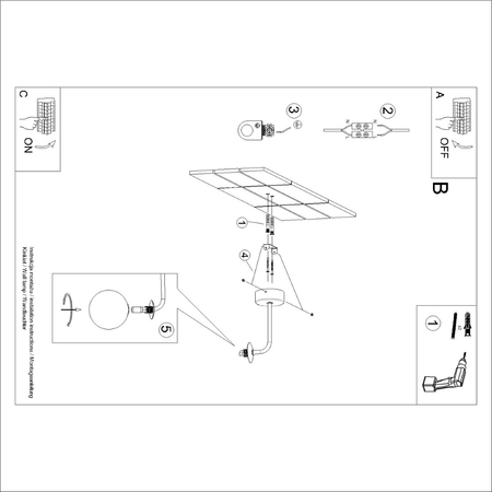 Sollux Lighting Kinkiet ASTRAL 1 biały SL.1658