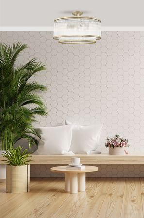 Lampa sufitowa SERGIO Zuma Line C0528-06H-V6AC złoty