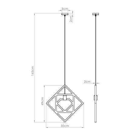 Sollux Lighting Lampa wisząca CARO SL.1757