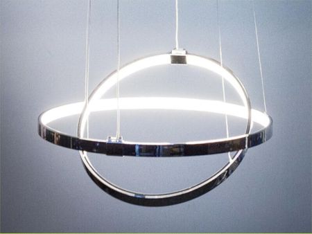 Lampa podwieszana LED Greenie Space SILVER 34W WW