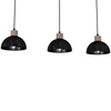 Milagro Lampa wisząca ERIK Sawn black/Patinated wood 3XE27 MLP7640 PRZECIERANY CZARNY / DREWNO PATYNOWANE