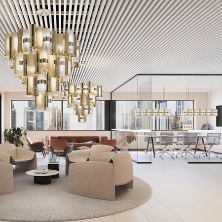 Lampa wisząca Slamp LA LOLLONA 5 - GOLD LALS5XLGLD06T00NMTEU złoty