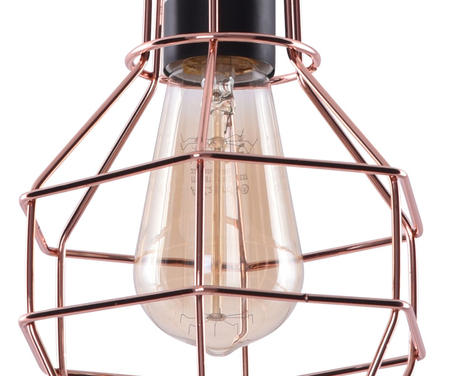 Lampa wisząca CARRON 1 COPPER Azzardo AZ1659 miedziany