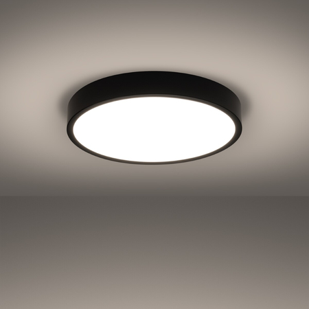 Sollux Lighting Plafon ONYX 50 czarny LED 3000K SL.1246