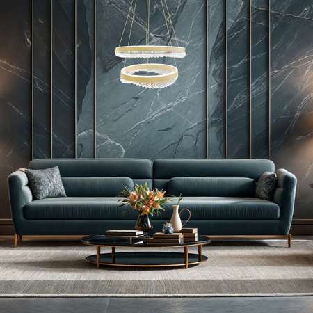 Milagro Lampa wisząca PRECIOSA 85W LED ML1000 ZŁOTY