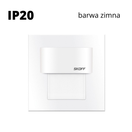 Oprawa schodowa led Skoff Tango Mini Biała Biała zimna IP20