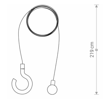 Zestaw do zawieszenia Nowodvorski 8106 do lampy Picnic LED