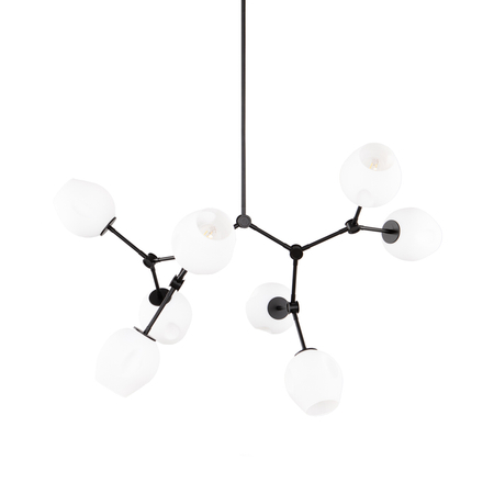 Lampa wisząca Italux PND-75075-8-BK-WG Czarny