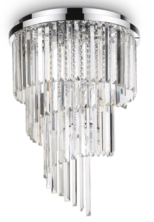 Plafon Ideal Lux 168920 Carlton PL8 Cromo