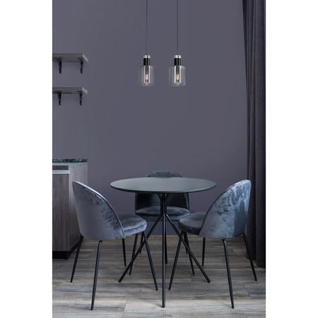 Lampa wisząca Kaja BRUS K-5251 czarny, grafitowy