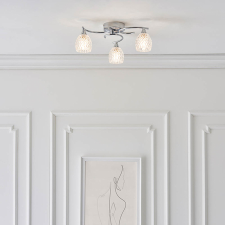 Lampa sufitowa Endon Lighting Boyer BOYER-3CH chrom